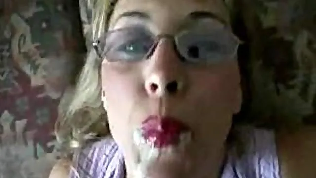 Cumshot compilation with blonde wife