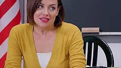 My teacher is also my stepmom and I'm a hot virgin for Her