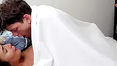 I almost got caught by my stepmother when I fucked my stepsister