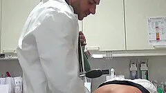 German hottie skinny teen at doctor