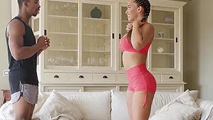 Rough interracial dicking with ravishing Briana Banderas - HD