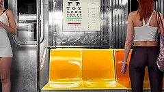 Upskirt Flashing in Subway — virtual reality with Jeny Smith