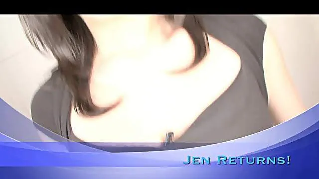 Gorgeous Brunette Jennifer White Blows Dick Gets Huge Cum Facial