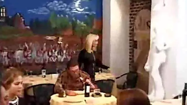 Restaurant bathroom hardcore with anal