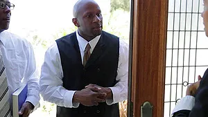 Hardcore interracial MMF threesome in doggy with Dana Vespoli