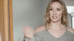 Blonde stepmom with small tits fucked by stepson