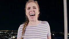 Nice lovemaking in the middle of the night with amateur Lena Paul