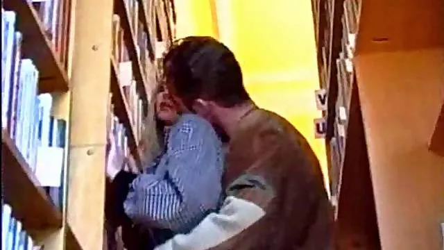 She is gangbanged in the library