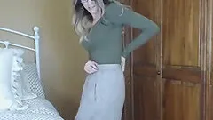 Striptease from a gorgeous girl