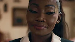 Hardcore interracial sex on the bed with ebony darling Osa Lovely