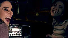 Interracial pussy pounding in the evening with sexy Jane Wilde