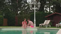 Big tit MILF Sandy Lou gets fucked outside