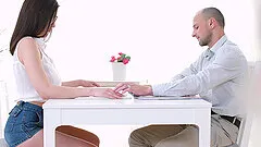 Romantic love making ends with cumshot