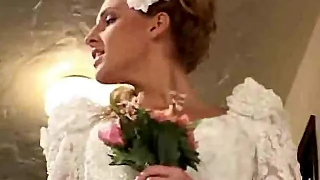 Bridal hardcore sex with blonde includes anal