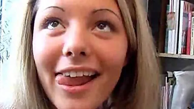 Skinny gal is pretty and yearning for two dicks