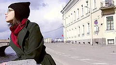 Balls deep pussy drilling ends with a facial for Emily Wilson