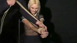 Kinky and rough torture session with submissive blonde Wynter