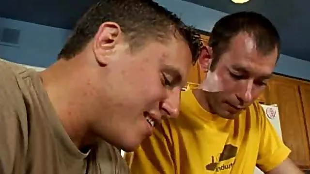 Wife in glasses fucked in the kitchen