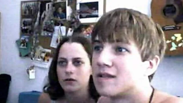 Teen couple fucking on their webcam