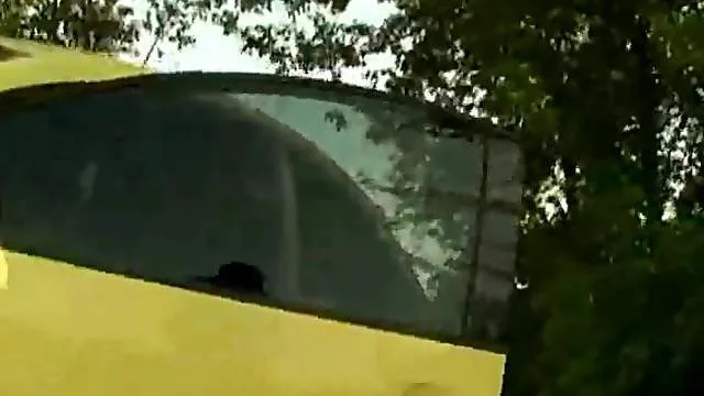 She washes her car and her big tits