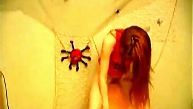 Redhead taking a piss