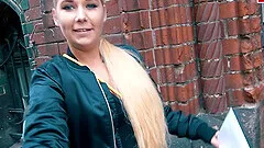 German mature milf seduces girl in public for lesbian sex