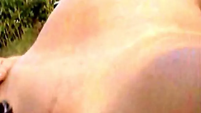 Amateur anal sex bent over the hood of the car