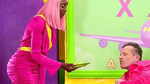 Rough interracial dicking in missionary with lovely Zaawaadi