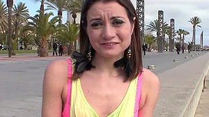 Skinny chick with natural tits gets fucked in HD POV video