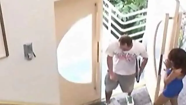 Big tit mom invites him in for hardcore sex