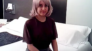 Skinny Susy Blu enjoys while being fucked in doggy style