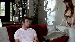 Erotic foreplay and fucking for a cuckold husband to watch