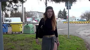 Mischa Cross enjoys while getting fucked hard in the car