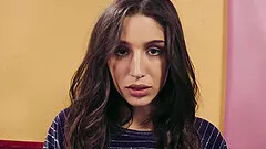 Lesbians Abella Danger and Lauren Phillips fucking in the locker room
