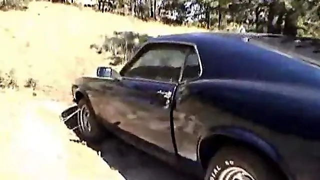 Sexy babe stripping in the great outdoors