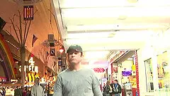 Erotic fucking in public between a sexy chick and a horny dude