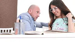 Nerdy Teen Slut Katty West Wants the Tutors Fat Cock Inside Her Ass