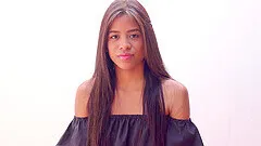 Cute webcam model Karin Torres talks to us in the backstage