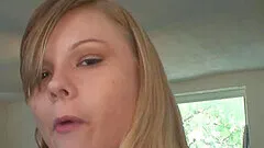 Small Tits Cutie Sucks Cock in Ghetto