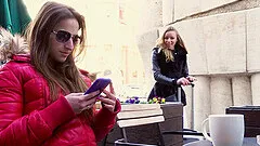 Rough ass and mouth fucking for skinny pornstar Angel Emily