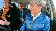 Short hair Tanya Virago teases and gets fucked in the car. HD
