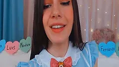 Hot and sexy chick filmed herself live on cam