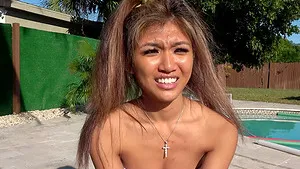 HD POV video of skinny Clara Trinity being fucked by her hubby