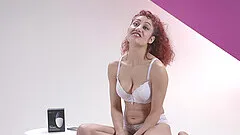Erotic redhead Dana Santo loves to test new sex toys for you