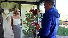 Wild fucking in POV video with small tits blonde Nella Jones