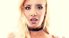 Slim babe Sophia Grace seduces her neighbor and rides his prick