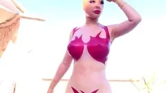 Cumshot on big boobs for slut tit fucking in hd