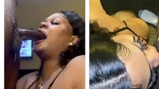 Chubby amateur Milf toyed and blowjob with facial cumshot