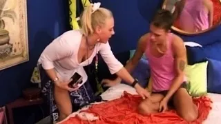 Teen feels her daddy unfathomable fucking her bawdy cleft