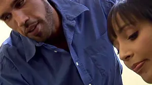 Rough FFM threesome with sexy Cindy Behr and Romana Ryder